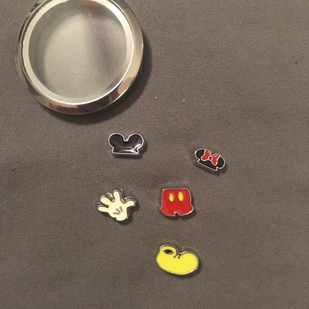 Disney Inspired Living Locket Charms-3 for $10-New